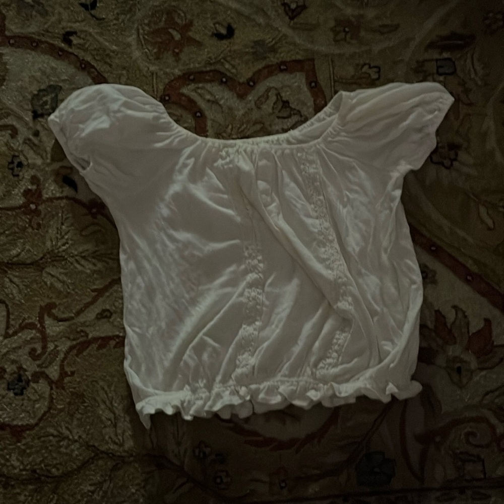 White buttoned blouse